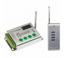 Контроллер-регулятор цвета RGBW с пультом ДУ Arlight CS-TH20 CS-TH2010-RF4B 18xIC (12-24V, ПДУ 4кн)