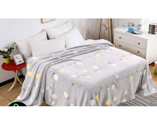 Плед (200x220 см) Бамбук Неон 015-PBN