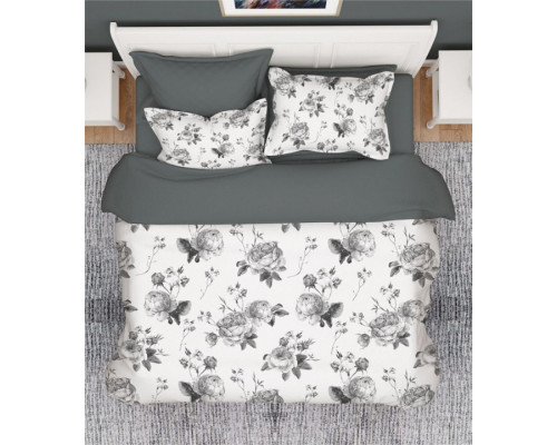 Постельное белье полутораспальное Цветы