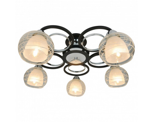 Потолочная люстра Arte Lamp Ginevra A1604PL-5BK