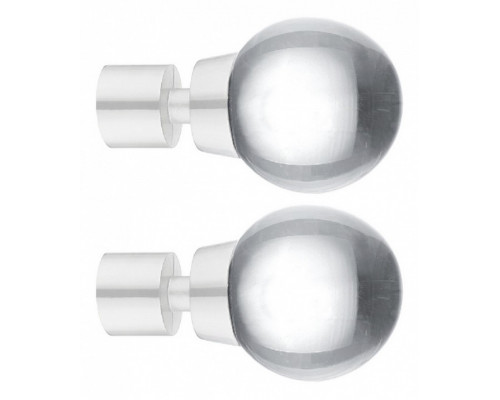 Набор из 2 наконечников для карнизов Шар в оправе