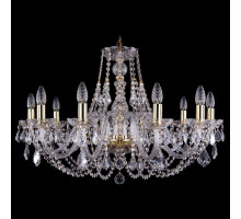 Подвесная люстра Bohemia Ivele Crystal 1406 1406/10/300/G/Leafs