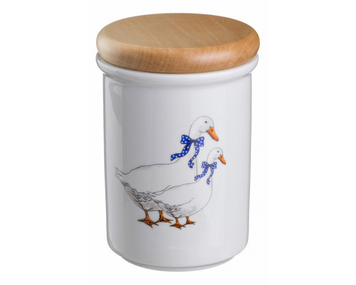 Банка для пищевых продуктов (10x14.5 см) Гуси 606-518