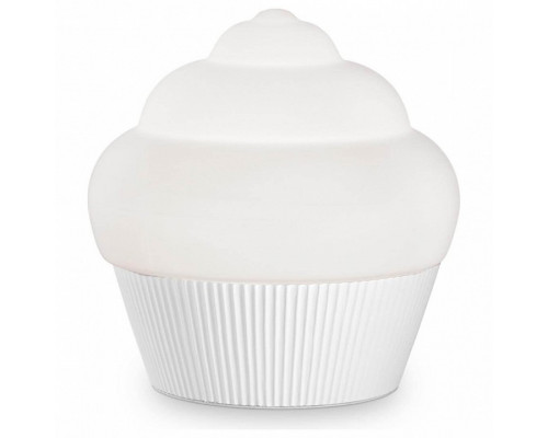 Настольная лампа декоративная Ideal Lux Cupcake CUPCAKE TL1 SMALL BIANCO