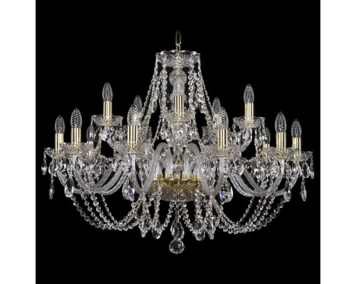 Подвесная люстра Bohemia Ivele Crystal 1406 1406/10+5/300/G