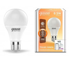 Лампа светодиодная Gauss Smart Home E27 8.5Вт 2700K 1050112