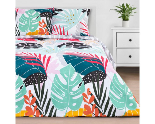 Постельное белье евростандарт Сolored tropics