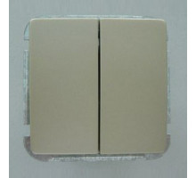 Выключатель двухклавишный без рамки Imex 1112L 1112L-S300