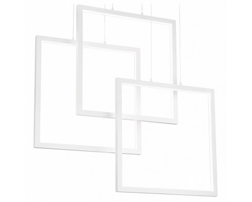 Подвесной светильник Ideal Lux Frame FRAME SP RETTANGOLO BIANCO