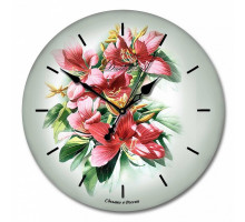 Настенные часы (33x33x4 см) Букет 01-016