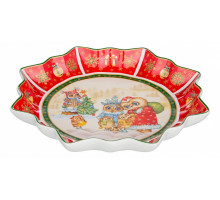 Блюдо декоративное (25 см) Совы 85-1564