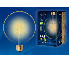 Лампа светодиодная Uniel Golden E27 8Вт K LED-G125-8W/GOLDEN/E27 GLV21GO