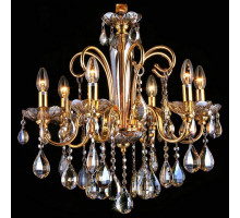 Подвесная люстра Natali Kovaltseva Velletri Velletri 10655/6C GOLD, BRANDY