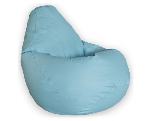 Кресло-мешок Голубая ЭкоКожа L