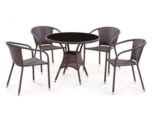 Набор уличный T197ANS/Y137C-W51 Brown 4Pcs