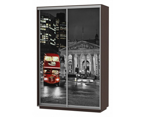 Шкаф-купе Экспресс Фото Дуо Ночной Лондон 1600x600x2200