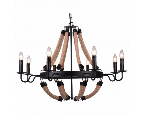 Подвесная люстра Arte Lamp Marsiglia A8956LM-8BK