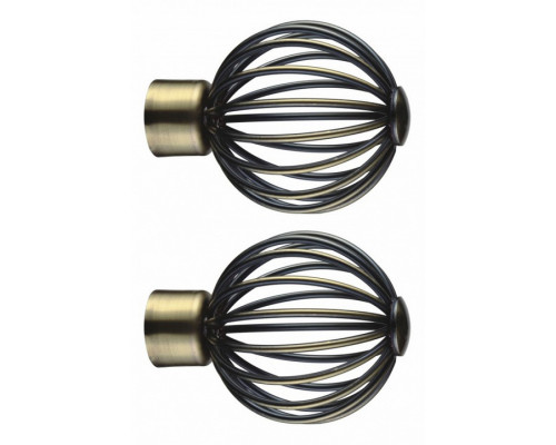 Набор из 2 наконечников для карнизов Шар кованый