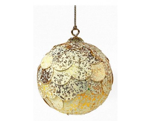 Елочный шар (9.8x9.8x10.5 см) Paper ball en_ny0069