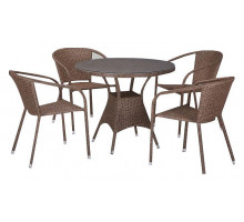 Набор уличный T197AT/Y137C-W56 Light brown 4Pcs