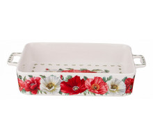 Блюдо (32.5x19x6 см) Маки 104-773