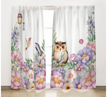 Гардина (165x270 см) 2 шт. Совушка