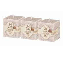 Набор из 3 свечей ароматических Indian silk 348-800