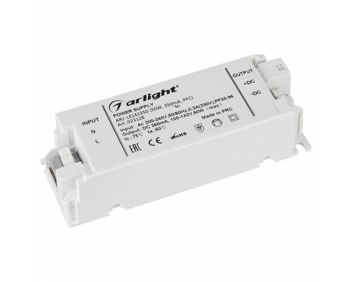 Блок питания Arlight  ARJ-LE142350 (50W, 350mA, PFC)