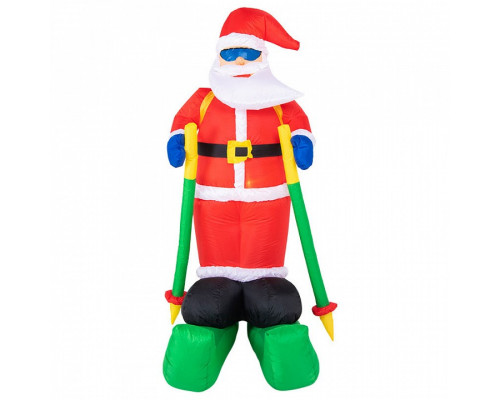 Дед Мороз световой (1.8 м) на лыжах NN-511 511-207
