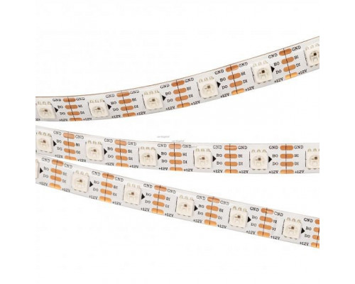 Лента светодиодная Arlight SPI-5000SE-RAM 12V RGB (5060, 60 LED/m, x1, AM) 027614