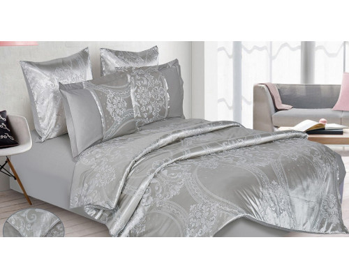 Постельное белье евростандарт Satin jacquard