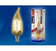 Лампа компактная люминесцентная Uniel  E14 9Вт K 04417