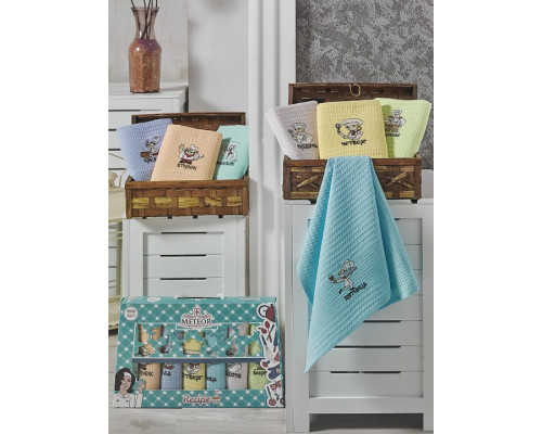 Набор из 7 полотенец для кухни LUX НЕДЕЛЬКА ASCI