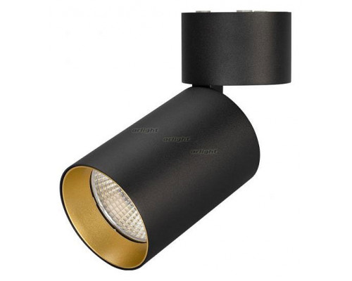 Светильник на штанге Arlight SP-POLO-SURFACE-FLAP-R85-15W Day4000 (BK-GD, 40 deg) 027544