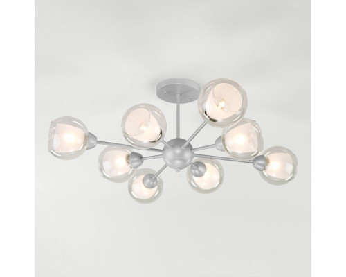 Люстра на штанге Eurosvet Vivien 30163/8 матовое серебро