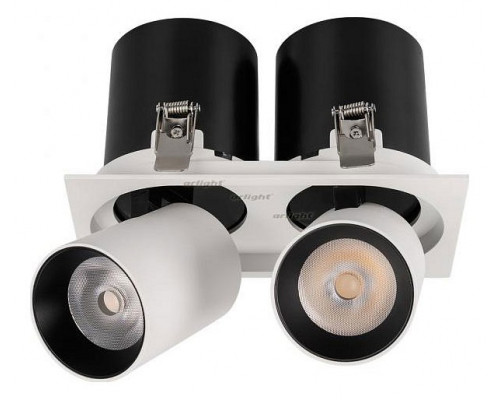Встраиваемый светильник на штанге Arlight LGD-PULL-S100x200-2x10W White6000 (WH, 20 deg) 026193
