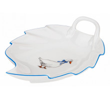 Блюдо декоративное (19.5x15 см) Гуси 606-522