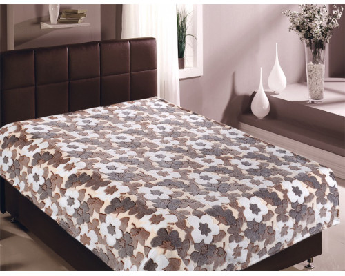 Плед (200х220 см) Цветы