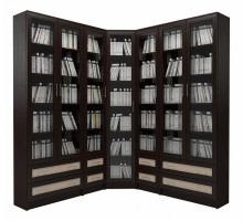 Шкаф книжный Мебелайн-40
