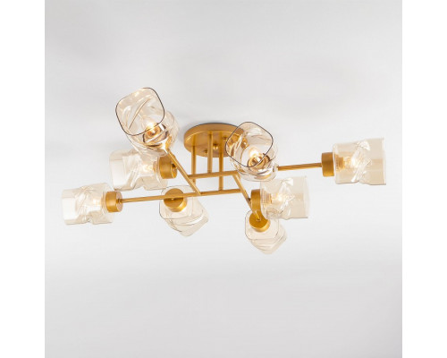 Потолочная люстра Eurosvet Hilari 30165/8 перламутровое золото