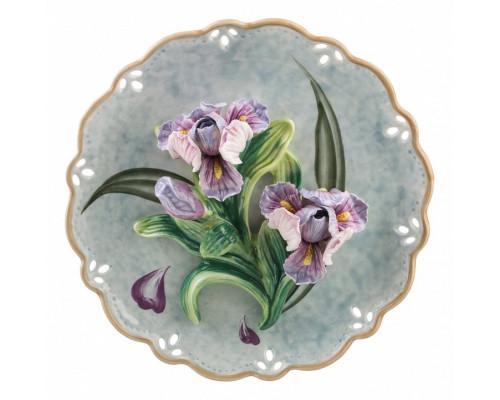 Блюдо декоративное (20х6 см) Ирис 59-477