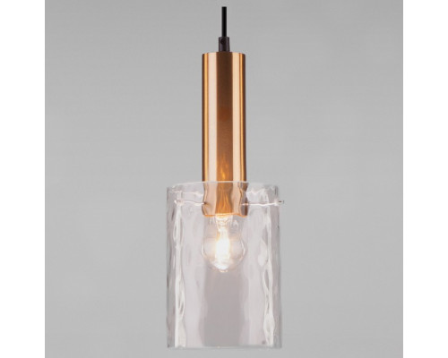 Подвесной светильник Eurosvet Asti 50177/1 черный/бронза