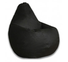 Кресло-мешок Черная ЭкоКожа 2XL