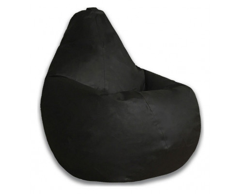 Кресло-мешок Черная ЭкоКожа 2XL