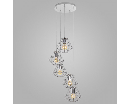 Подвесной светильник TK Lighting Diamond Silver 4289 Diamond Silver