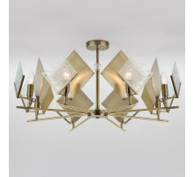 Подвесная люстра Eurosvet Rombo 60110/8 античная бронза