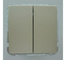 Выключатель двухклавишный без рамки Imex 1122L 1122L-S300