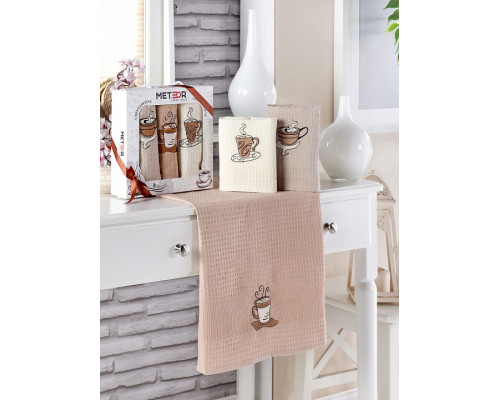 Набор из 3 полотенец для кухни Lux Cofe