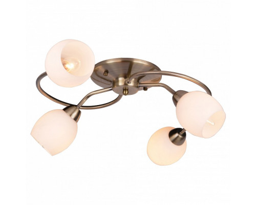 Потолочная люстра Arte Lamp Silvana A4033PL-4AB