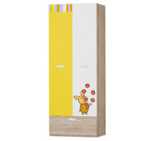 Шкаф платяной Юниор Оранжевая Корова